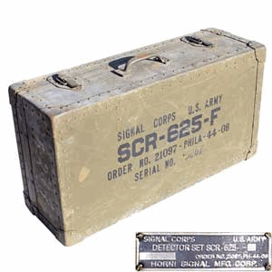 Detector Set SCR-625 Signal Corps US WW2