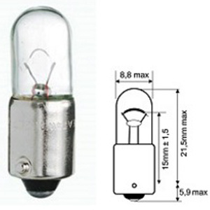 TÉMOIN 6V 4W BA9S LG.21