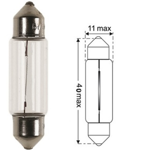 NAVETTE 6V 10W Ø11 X 40