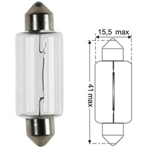 NAVETTE 6V 15W Ø15,5 X 40