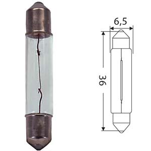 AMP2421 - NAVETTE C3W 24V 3W SV6-7,6