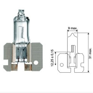 AMPOULE H2 6 VOLT 55 WATT X511