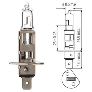 AMPOULE H1 12V 55W P14.5S