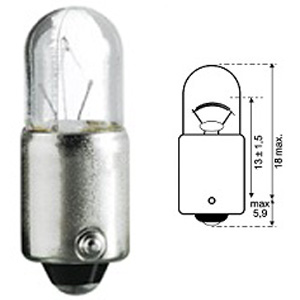 AMPOULE TÉMOIN BA9S 12V 2W