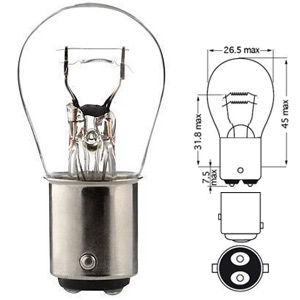 POIRETTE P21/5W 12V 21/5W BAY15D