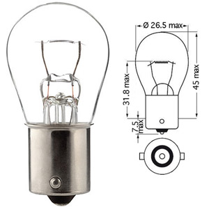 POIRETTE P21W 12V 21W BA15S